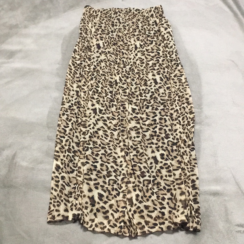 Cheetah print skirt
